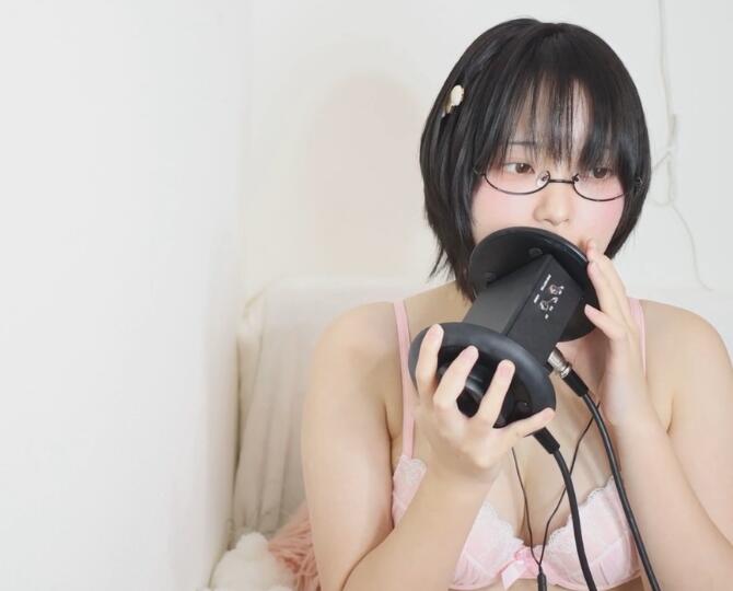 千岁堇ASMR 下着姿顔出し耳舐め動画　12_6｜千歳 すみれ