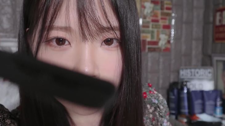 Yoonying ASMR理发店情境剧在线播放-剃须泡沫按摩视频沉浸体验
